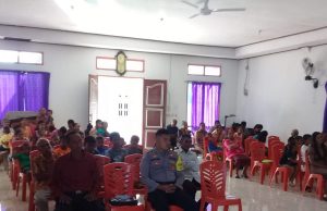 Bhabinkamtibmas Werain hadiri dan amankan Giat Ibadah Minggu GSJA Desa Werain