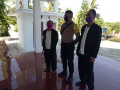Bhabinkamtibmas Werain Amankan Giat Ibadah Minggu Jemaat GPM Werain