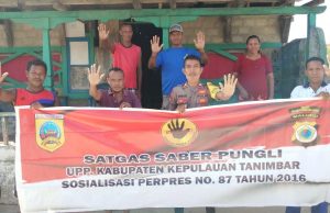 Giat Sosialisasi Saber Pungli Bhabinkamtibmas Waturu