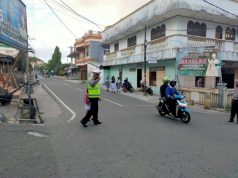 Giat Gatur Pagi personil Pelaksana Unit Lantas Polsek Tanimbar Selatan