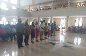 Ps. Kanit Bimas Polsek Selaru Amankan Ibadah Minggu Gereja GPM Adaut