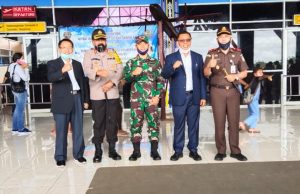 Kapolres MTB hadiri Giat Pelepasan Dandim 1507 Saumlaki ke tempat tugas yang baru