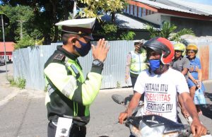 Operasi Patuh Siwalima tahun 2020 Polres MTB terus digelar Personil yang terlibat Giat Operasi