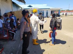 Pengamanan Pelaku Perjalanan KM. Sanus 103 Personil Aman Nusa Polres Kep. Tanimbar