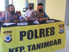 Personil Propam Polres Kepulauan Tanimbar Giat Vidcon bersama Kabid Propam Polda Maluku