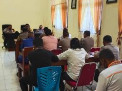 Kapolres MTB didampingi Waka Polres, Pimpin Giat Rapat Perwira Polres MTB