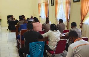 Kapolres MTB didampingi Waka Polres, Pimpin Giat Rapat Perwira Polres MTB