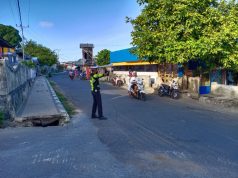 Sat Lantas Polres Kep. Tanimbar rutin Giat Pengaturan rawan Pagi