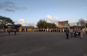 Kabag Sumda Polres Kep. Tanimbar Pimpin apel pagi personil Rabu, 30 September 2020