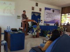 Kapolres Kep. Tanimbar AKBP Romi Agusrianysah, S.I.K., bersama Forkopimda hadiri dan berikan Materi dalam Giat Pembinaan Penyelenggaraan Dana Desa dan Alokasi Dana Desa di lingkup Pemerintah Daerah Kabupaten Kepulauan Tanimbar Tahun 2020