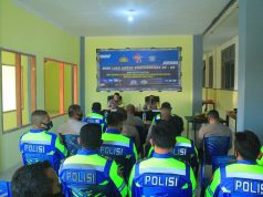 Kapolres Kep. Tanimbar didampingi Waka Polres Pimpin Giat Hari Lalu lintas Bhayangkara ke-65
