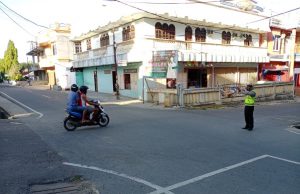 Personil Sat Lantas Polres Kep. Tanimbat rutin Giat Gatur Jam rawan Pagi