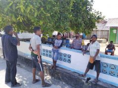 Sambangi Warga Desa, Bhabinkamtibmas Amdasa Sampaikan Arahan Edukasi, Sosialisasi dan Himbauan Protokol Kesehatan Covid-19 dan AKB