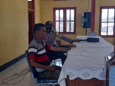 Bhabinkamtibmas Batuputih sambangi Pemdes dan himbau Prokes Covid-19
