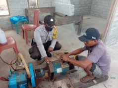 Sambangi Bapak Amarduan, Bhabinkamtibmas Matakus Binluh Protokol Kesehatan Pencegahan Covid-19