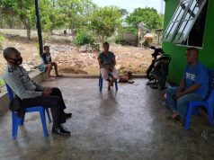 Bhabinkamtibmas Sifnana Giat Binluh Adaptasi Kebiasaan Baru dan Prokes Covid-19