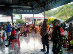 Bhabinkamtibmas Olilit Timur Amankan Musyawarah Desa Olilit Timur