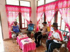 DDS Bapak Benediktus Sakliresi, Bhabinkamtibmas Wowonda Bersama Kasie Pemerintahan Desa Sampaikan Pesan Kamtibmas terkait Karhutlah
