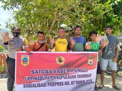 Giat Sosialisasi Saber Pungli Bhabinkamtibmas Bomaki