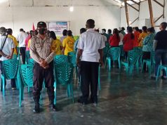 Bhabinkamtibmas Wowonda Amankan Kunjungan Ibu Ketua Tim Penggerak PKK Kecamatan Tansel Bersama Rombongan