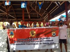 Bhabinkamtibmas Matakus Sosialisasikan Perpres Nomor 87 tahun 2016 tentang Satgas Saber Pungli Bagi Warga Desa