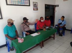 P.S. Kanit Binmas Polsek Tanut Laksanakan Giat DBK Dengan Pemdes Watidal