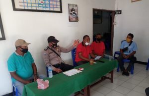 P.S. Kanit Binmas Polsek Tanut Laksanakan Giat DBK Dengan Pemdes Watidal