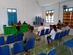 Bhabinkamtibmas Adaut Laksanakan Pengamanan Rapat Musyawarah Bersama Pengurus Bumdes