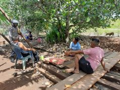 Giat Patroli Bhabinkamtibmas Lelingluan dan Sampaikan Binluh AKB dan 4 M