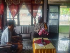 Bhabinkamtibmas Wowonda Laksanakan Giat DDS ke Keluarga Ibu Melania Rangkoli