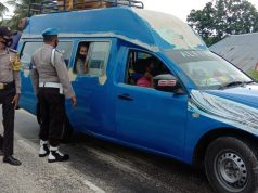 Giat Sosialisasi dan himbauan Prokes Covid-19 Bhabinkamtibmas Waturu