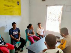 Bhabinkamtibmas bersama Kaur Pemerintahan Desa Wowonda, Selesaikan Perkara Dugaan Tindak Pidana Kejahatan Terhadap Kesusilaan