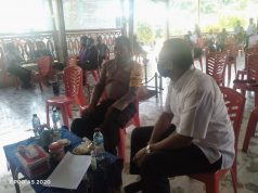 Bhabinkamtibmas Olilit Timur Amankan Giat Musyawarah RKPDes Tahun 2021