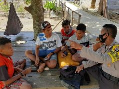 Bhabinkamtibmas Batuputih Ops Yustisi Pendisiplinan Protokol kesehatan Covid-19 dan Himbauan 4M