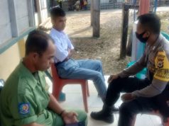Bhabinkamtibmas Batuputih Giat Patroli dan tertibkan siswa yang berkeliaran