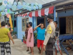 Giat Patroli Perimbangan Operasi Yustisi pendisiplinan Protokol kesehatan Covid-19, Bhabinkamtibmas Ritabel Himbau Warga Laksanakan 4M