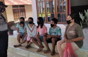 Giat Sambang Bhabinkamtibmas Olilit barat dan Binluh 4M
