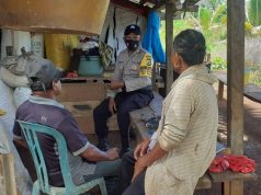 Bripka Rahantaly sambangi warga dan ajak patuhi Protokol Kesehatan Pencegahan Covid-19
