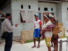 Bhabinkamtibmas Adodo Molu Giat sambang dan ajak Patuhi Prokes Covid-19