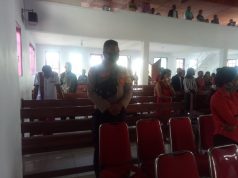 Ibadah Minggu Gereja Werain dilaksanakan dengan Penerapan Protokol Kesehatan Covid-19
