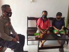 DDS Bapak J. Songupnuan, Bhabinkamtibmas Lermatang Laksanakan Giat Edukasi, Sosialisasi dan Himbauan Protokol Kesehatan dan AKB