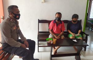 DDS Bapak J. Songupnuan, Bhabinkamtibmas Lermatang Laksanakan Giat Edukasi, Sosialisasi dan Himbauan Protokol Kesehatan dan AKB