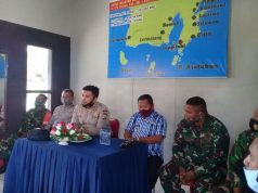 Kapolsek Tansel Pimpin Giat Pertemuan dengan Pemdes Lermatang dan Bomaki