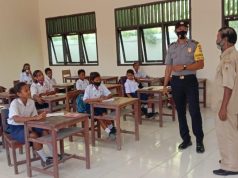 Bhabinkamtibmas Tutukembong Sampaikan Hal-Hal Operasi Yustisi Pendisiplinkan Protokol Kesehatan Covid-19