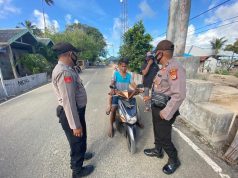 Polsek Selaru Giat Operasi Yustisi Imbangan Polres Kep. Tanimbar