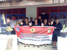 Giat Sosialisasi Perpres No. 87 Tahun 2016 Bhabinkamtibmas Latdalam kepada Perangkat Pelayan Gereja GKPII