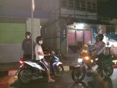 Patroli Malam rutin Polsek Tansel terus digalahkan di tengah Era Adaptasi Kebiasaan Baru