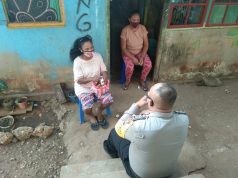 Bhabinkamtibmas Desa Persiapan Ilngei Barat Sampaikan Pesan 4M Kepada Warga Desa Binaan