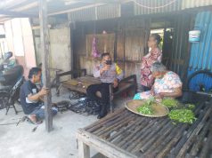 Sambangi Warga, Bhabinkamtibmas Amdasa suarakan Prokes Covid-19