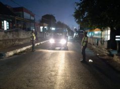 Unit Turjawali Sat Lantas Polres Kep. Tanimbar Giat Gatur Sore hari antisipasi kerawanan usai Jam kerja